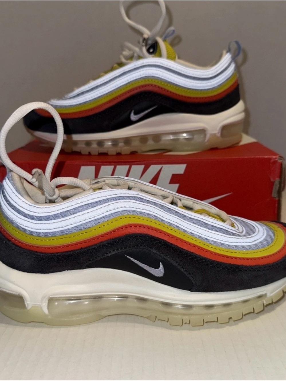 KIDS' NIKE AIR MAX 97 (GS) DV2195 001 SIZE 4Y Brand New